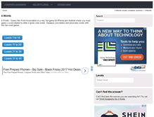 Tablet Screenshot of 4words-answers.com